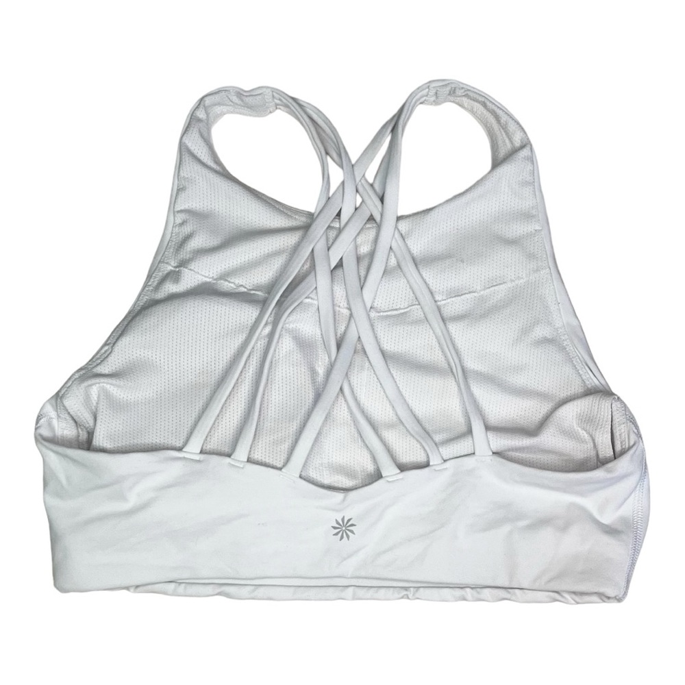 White Criss Cross Athleta Sports Bra